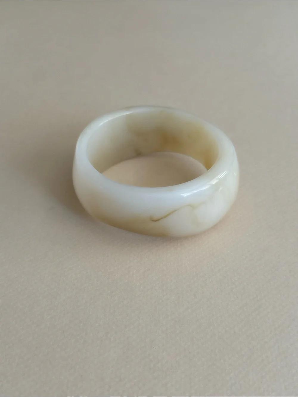 Chunky Marbled Resin Bangle Bracelet N2285
